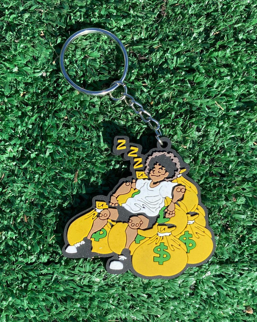 MONEY BAGS KEYCHAIN